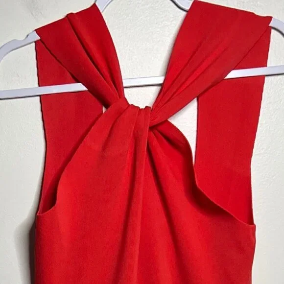 REISS Sawyer Red Dress Size L - Picture 2 of 8